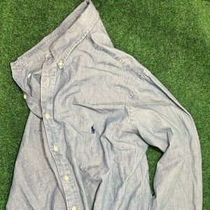 Rare Ralph Lauren Long Sleeve Denim button up-XLT